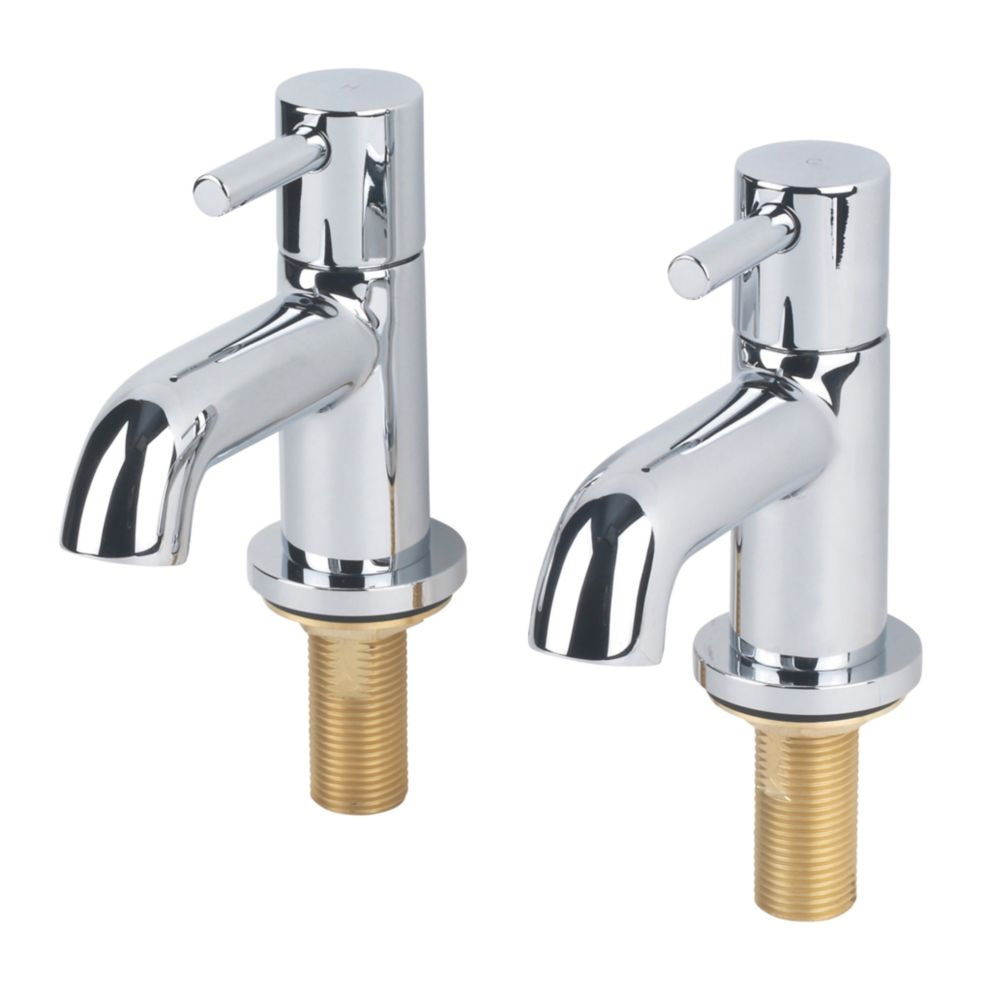 Image of Swirl Ola Basin Taps Chrome 
