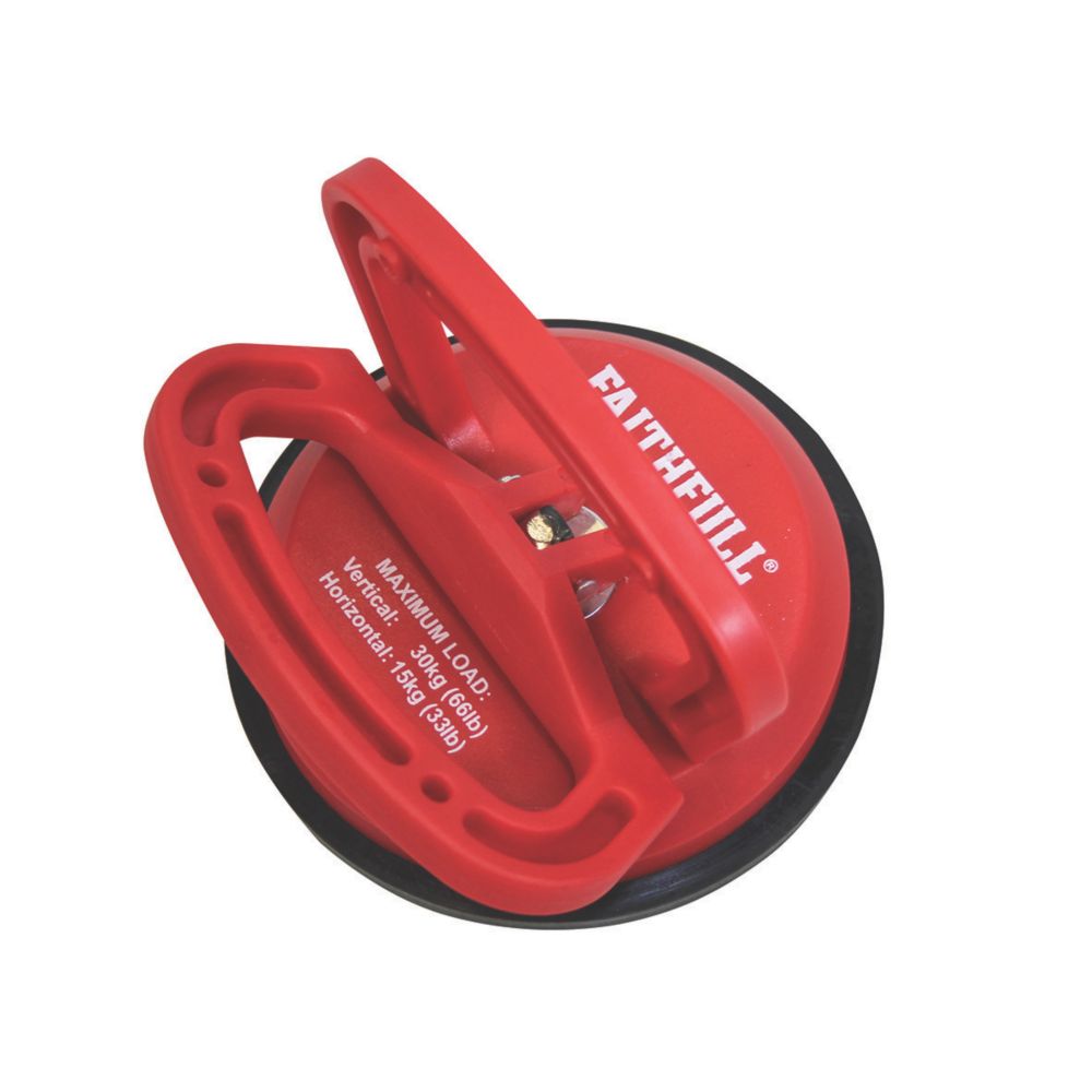 Image of Faithfull Single Cup Suction Lifter 