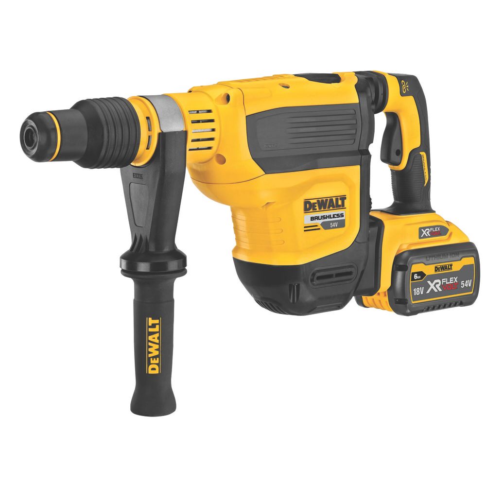 Image of DeWalt DCH614X2-GB 6.8kg 54V 2 x 9.0Ah Li-Ion XR FlexVolt Brushless Cordless SDS Max Rotary Hammer Drill 