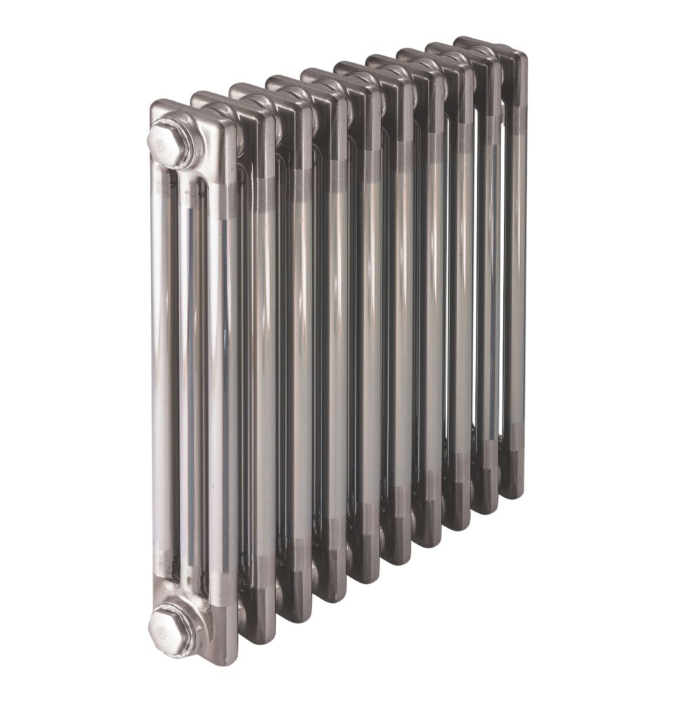 Image of Acova 3 Column Designer Radiator 600mm x 628mm Raw Metal 2701BTU 