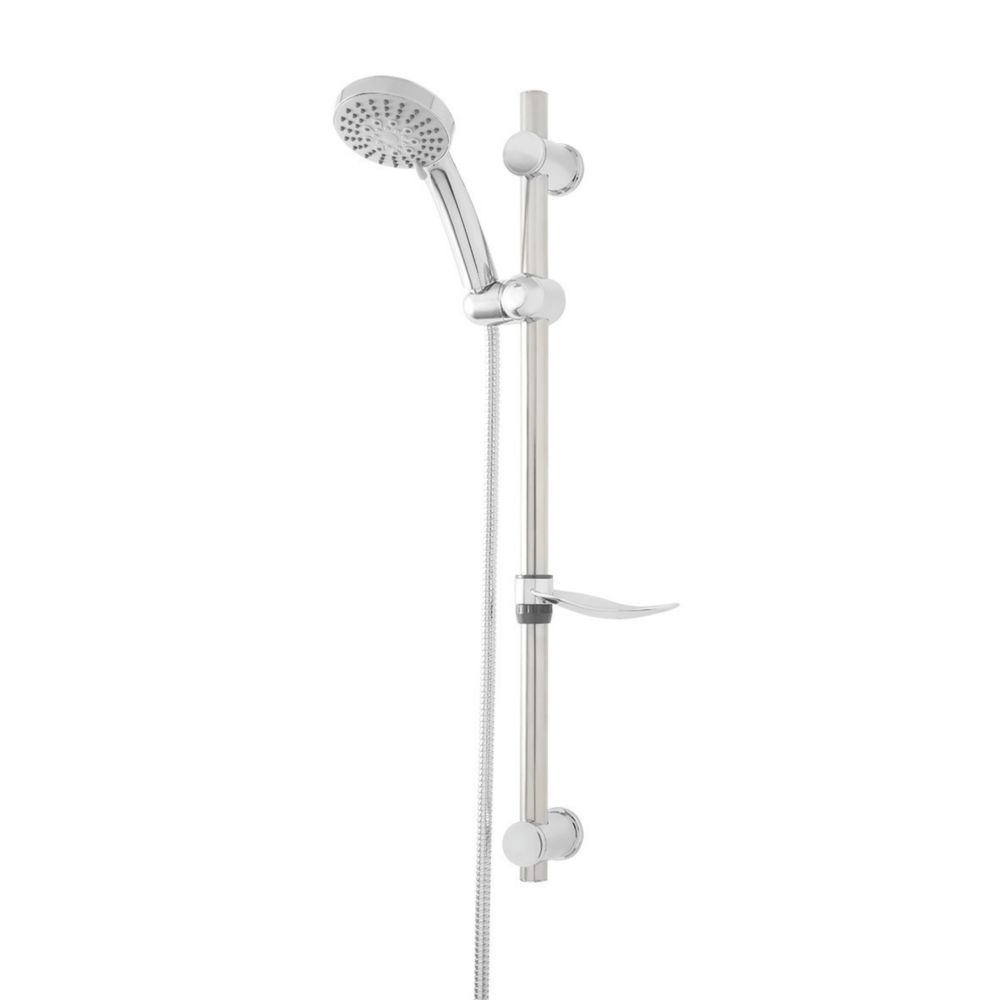 Image of Highlife Bathrooms Bute Shower Kit Contemporary Design Chrome 
