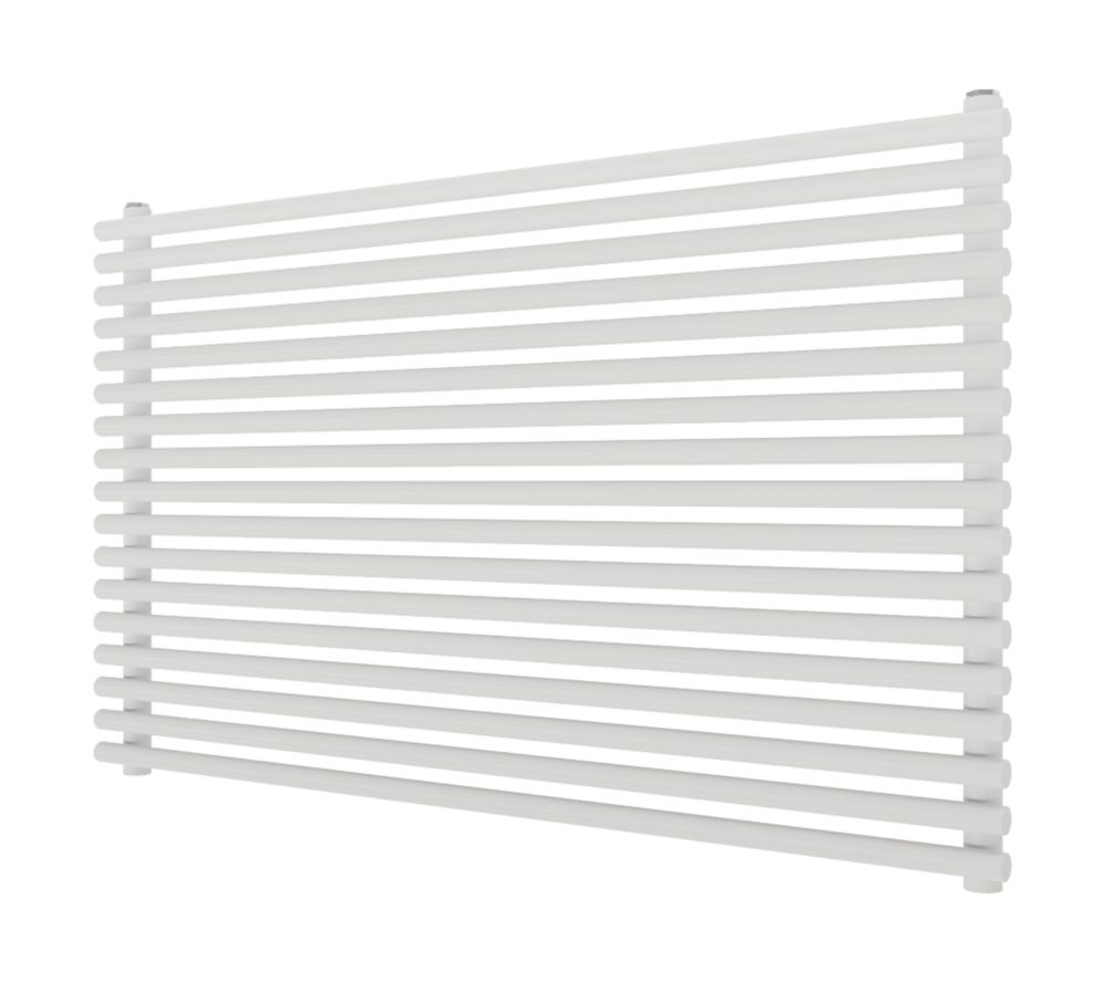 Image of Ximax Gamba Horizontal Designer Radiator 610mm x 1000mm White 2348BTU 