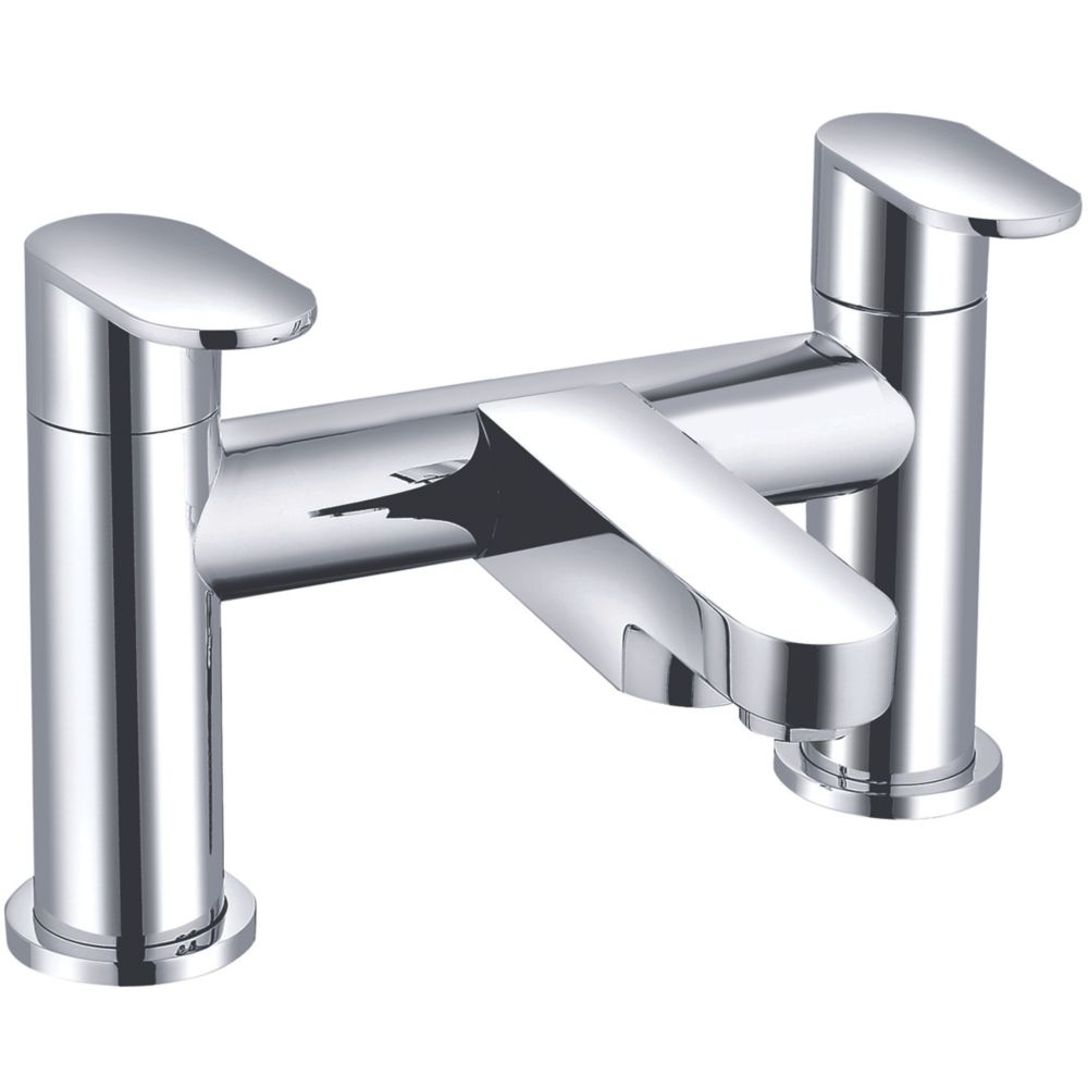 Image of ETAL Juno Deck-Mounted Bath Filler Polished Chrome 