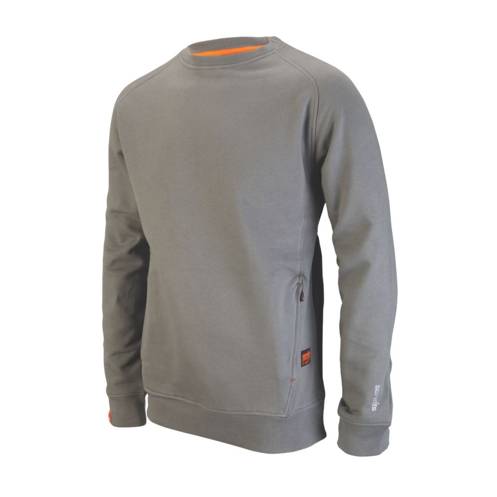 Image of Scruffs Eco Worker Sweatshirt Graphite Large 47.5" Chest 