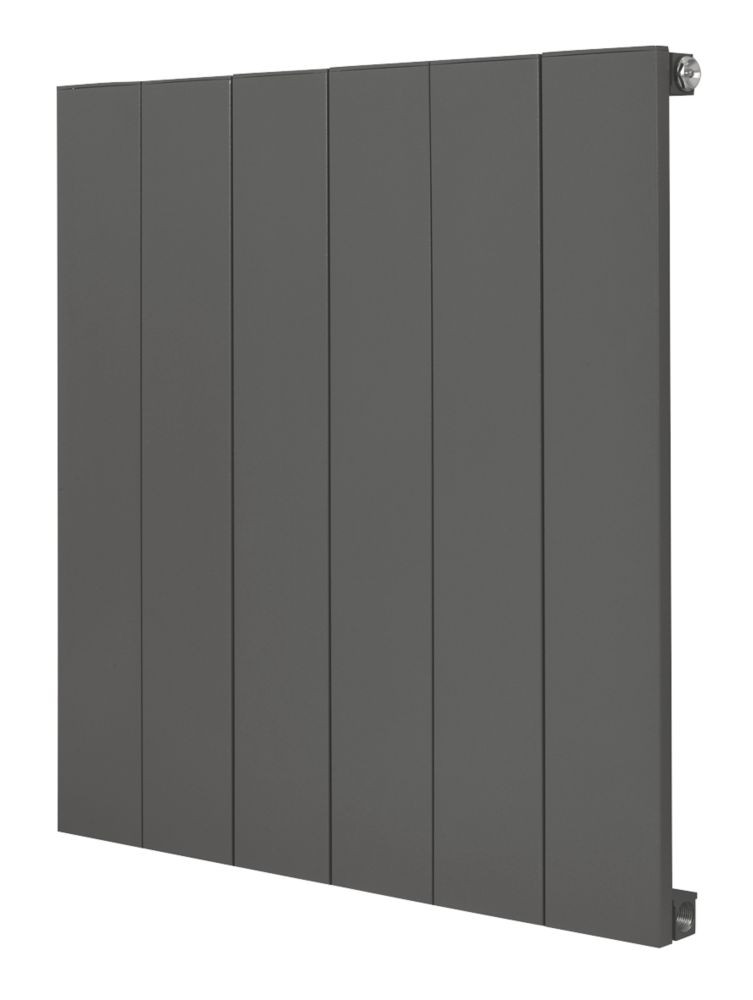 Image of Towelrads Ascot Energy Efficient Aluminium Designer Radiator 600m x 612mm Anthracite 1487BTU 