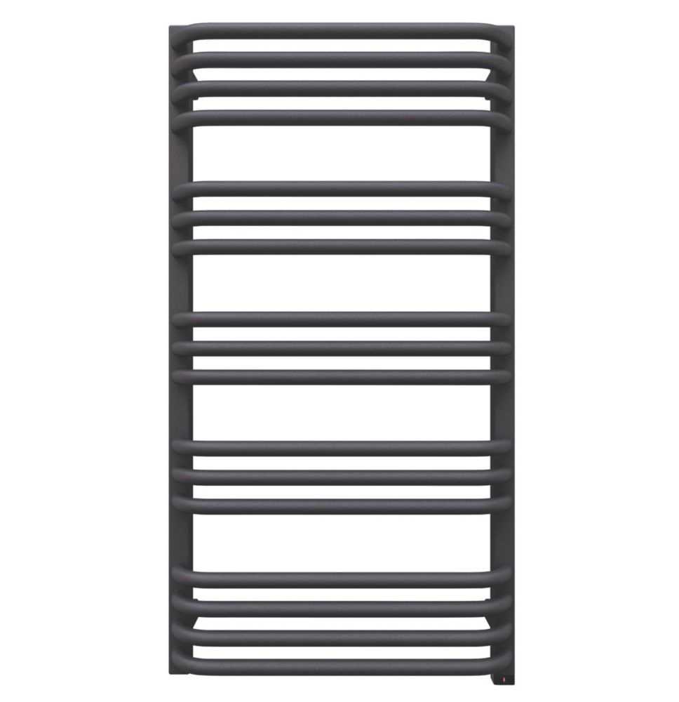 Image of Terma Alex One Electric Towel Rail 760mm x 500mm Dark Grey 1364BTU 