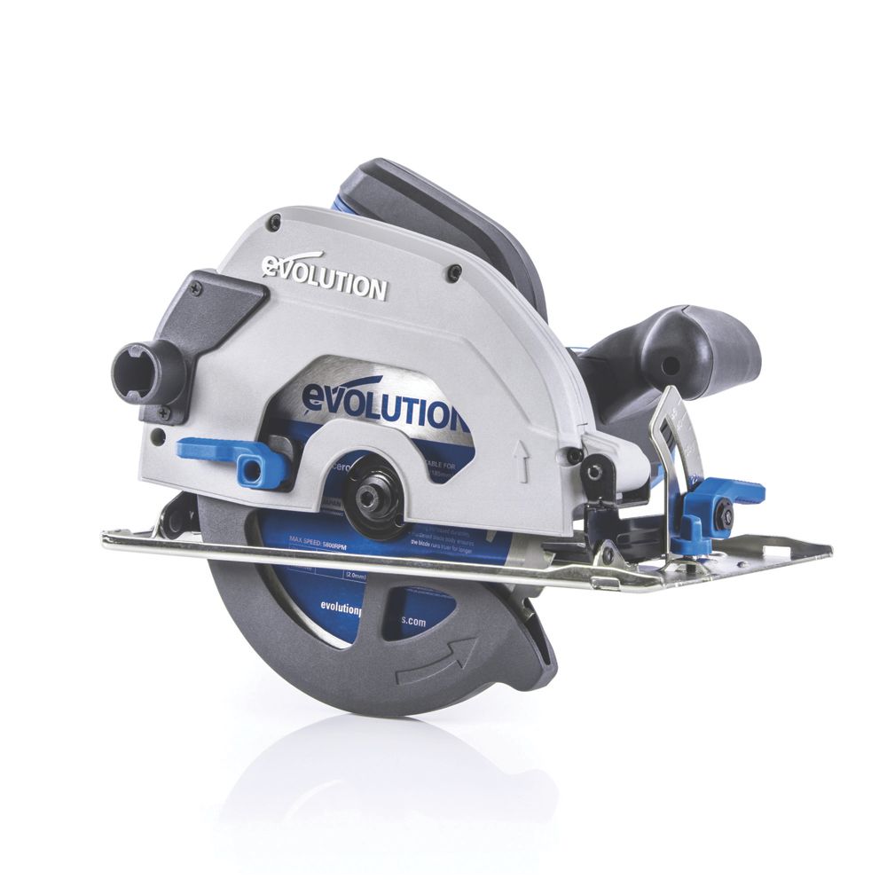 Image of Evolution S185CCSL 1600W 185mm Electric Heavy-Duty Metal Cutting Circular Saw 230V 