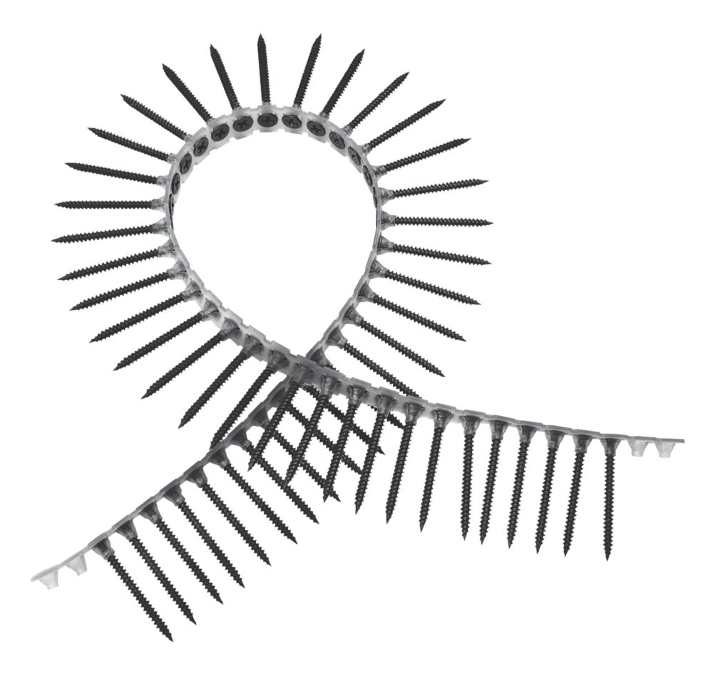 Image of Senco Phillips Countersunk Fine Thread Collated Self-Drilling Drywall to Light Steel Screws 3.9mm x 45mm 1000 Pack 