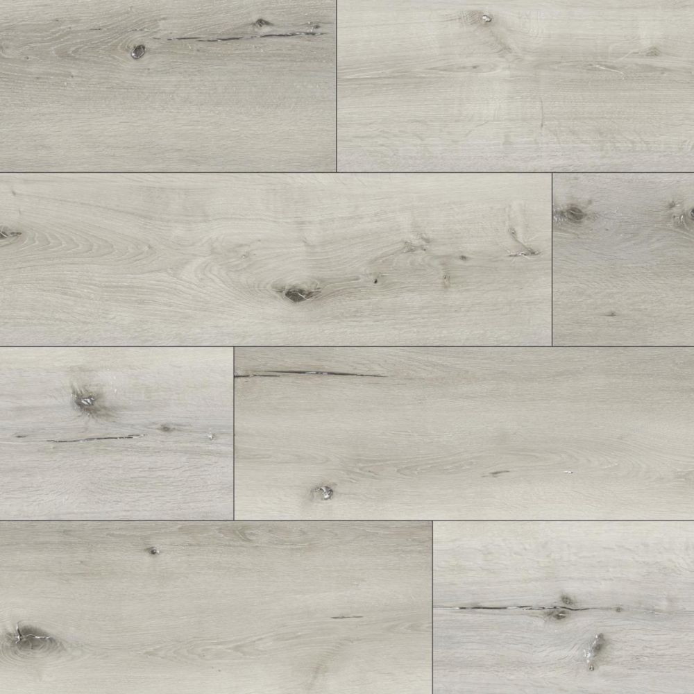 Image of Kraus Wychwood Grey Wood-Effect Vinyl Flooring 2.2mÂ² 