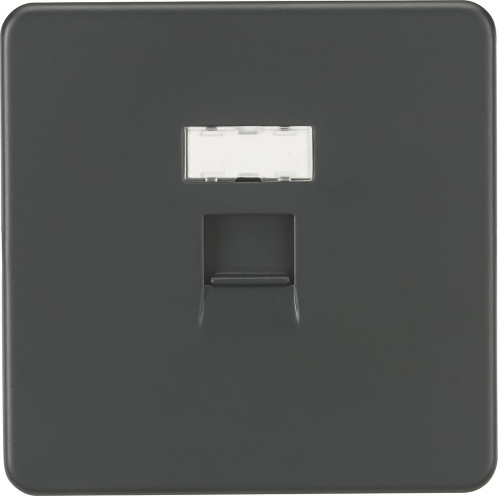 Image of Knightsbridge RJ45 Ethernet Socket Anthracite 