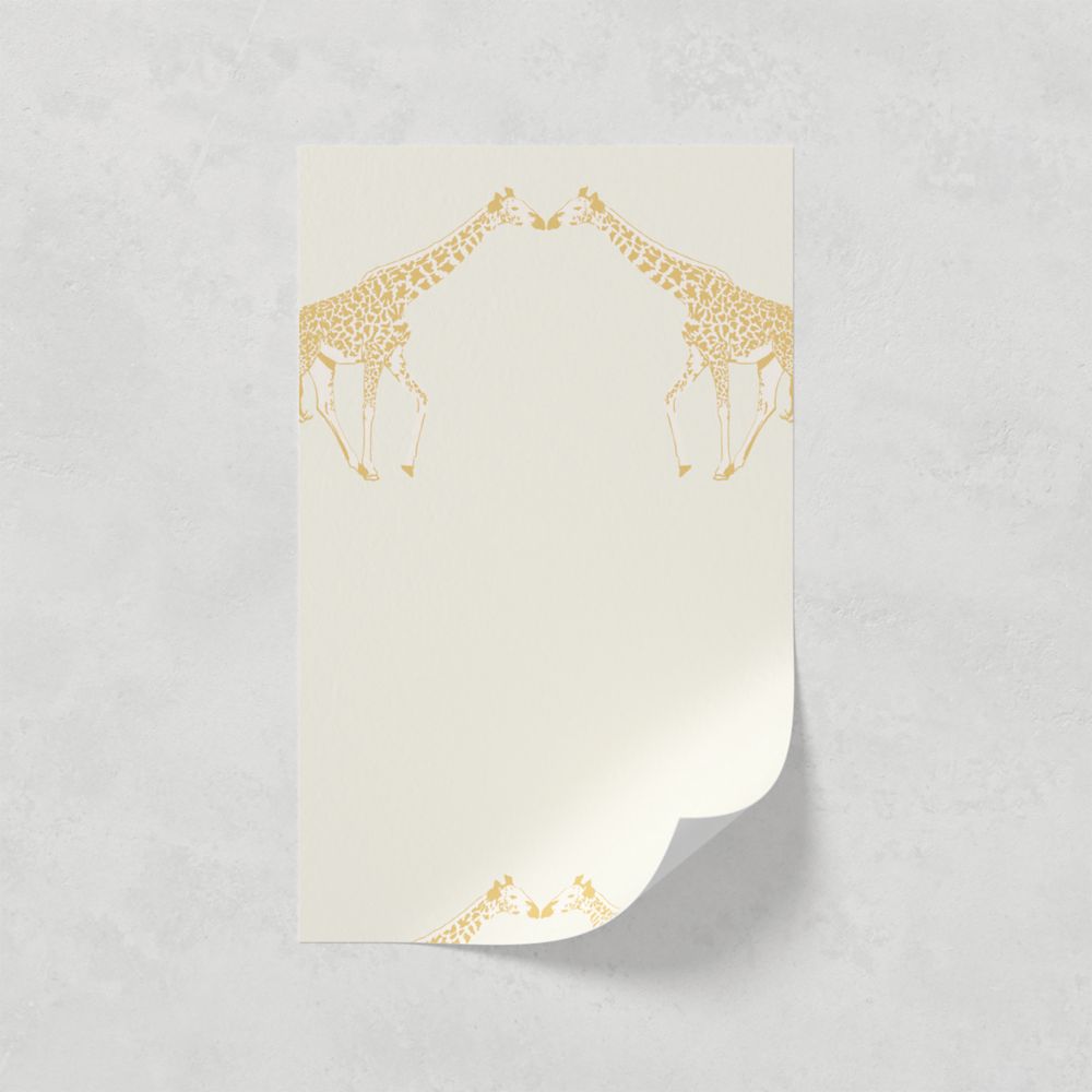 Image of LickPro Yellow Animal 03 Wallpaper Sample 0.18m x 0.29m 