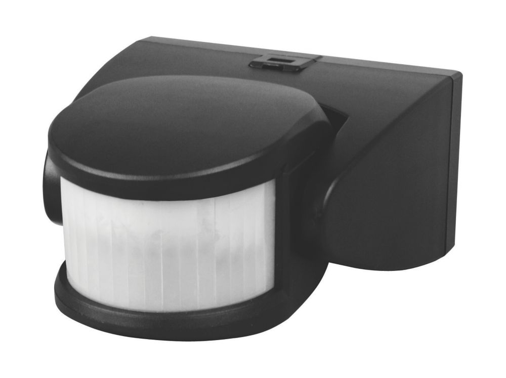 Image of LAP Indoor & Outdoor White / Black PIR Standalone Sensor 180Â° 