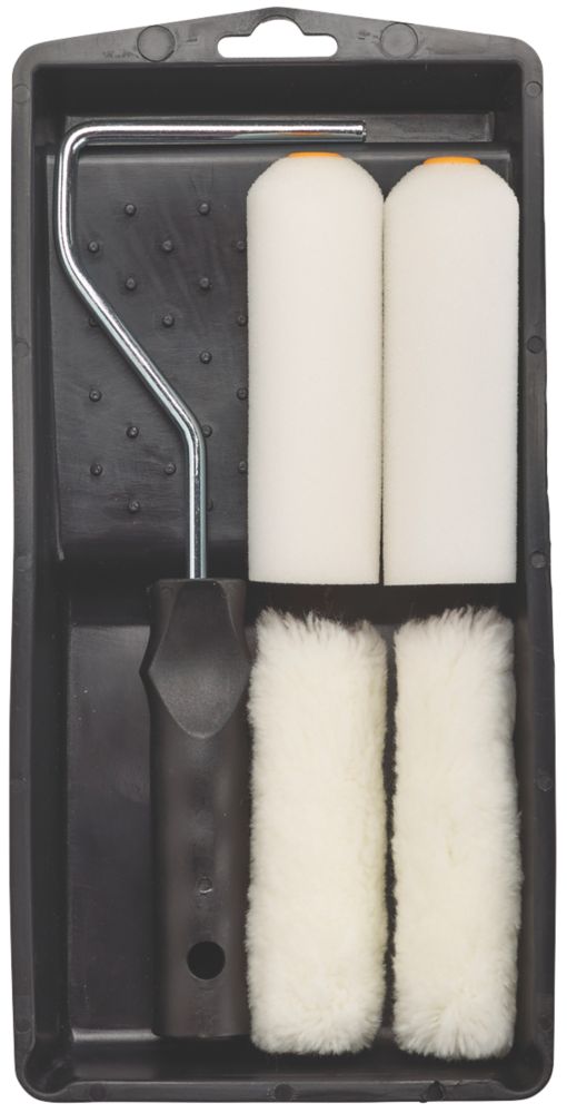 Image of No Nonsense 4" Mini Roller & Tray Set 6 Pieces 