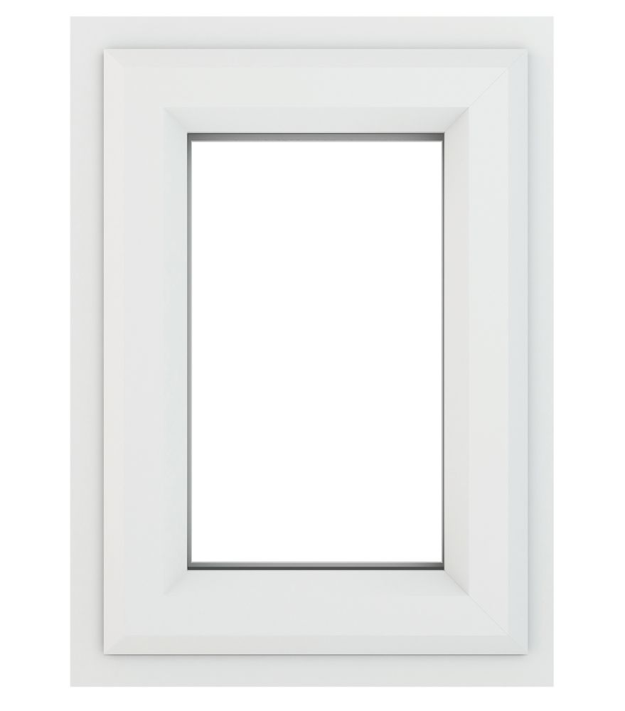Image of Crystal Top Opening Clear Triple-Glazed Casement White uPVC Window 440mm x 610mm 
