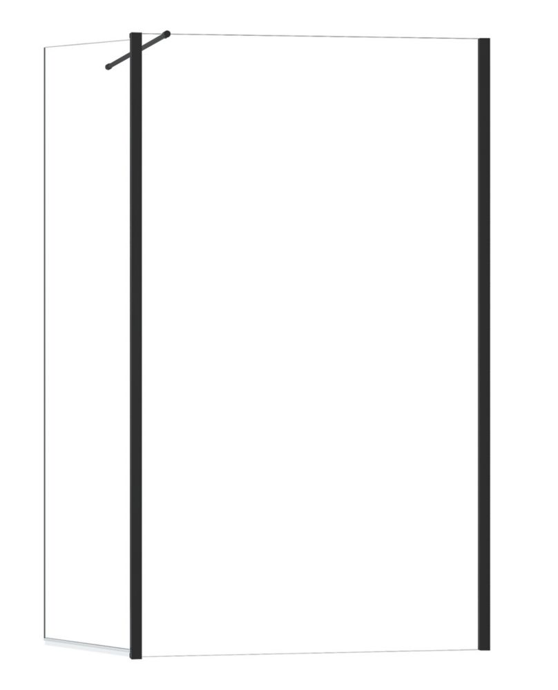 Image of Triton Neo Frameless Swivel Panel Black 300mm x 2015mm 