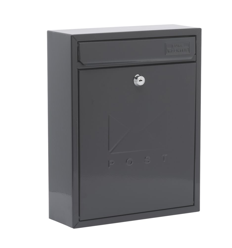 Image of Burg-Wachter Compact Post Box Anthracite Powder-Coated 