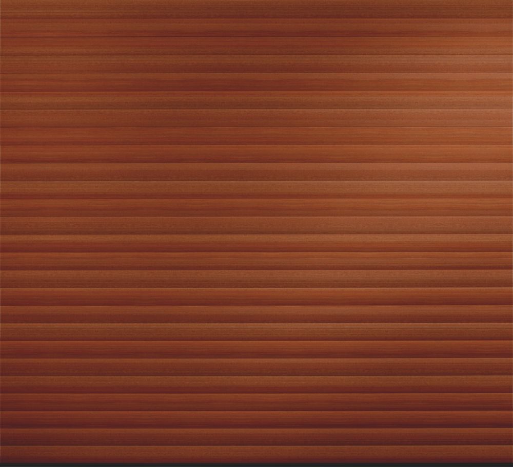 Image of Gliderol 7' 9" x 7' Insulated Aluminium Electric Roller Garage Door Rosewood 