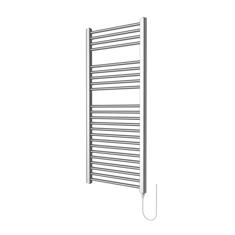 Image of Flomasta Flat Electric Towel Radiator 1100mm x 500mm Chrome 853BTU 