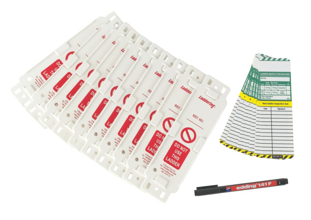Image of Scafftag Ladder Tag Kit 