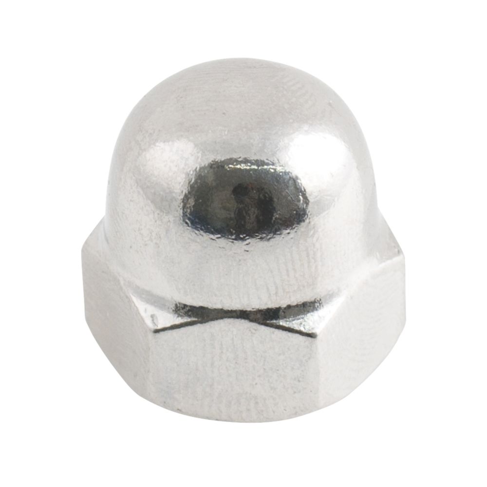 Image of Easyfix A2 Stainless Steel Dome Nuts M6 100 Pack 