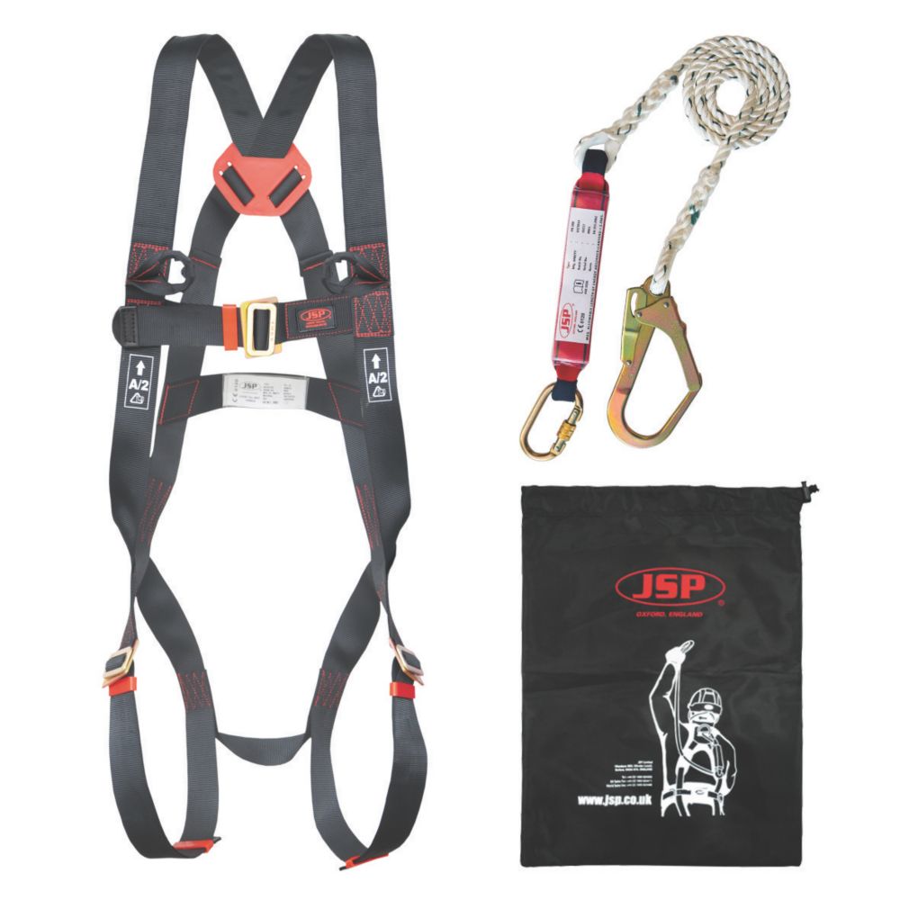 Image of JSP Spartan Single Tail Fall Arrest Kit with Lanyard 2m 