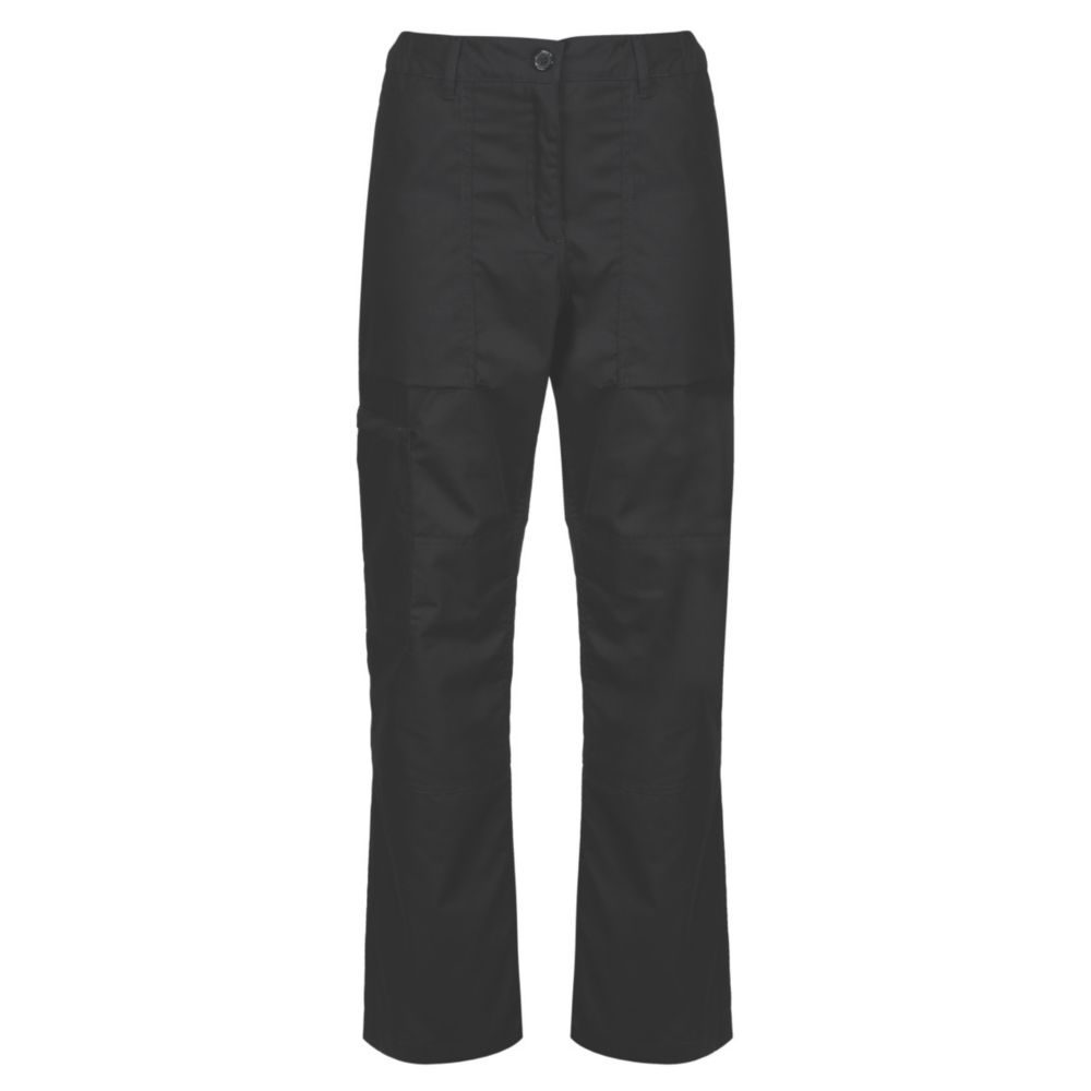 Image of Regatta Action Womens Trousers Black Size 12 27" L 