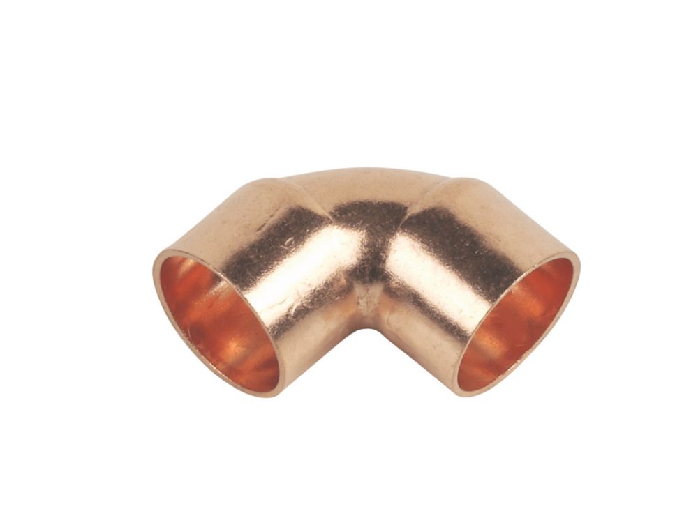 Image of Flomasta End Feed Equal 90Â° Elbows 15mm 2 Pack 