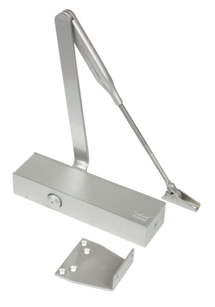 Image of Dorma TS73V Overhead Door Closer Silver 