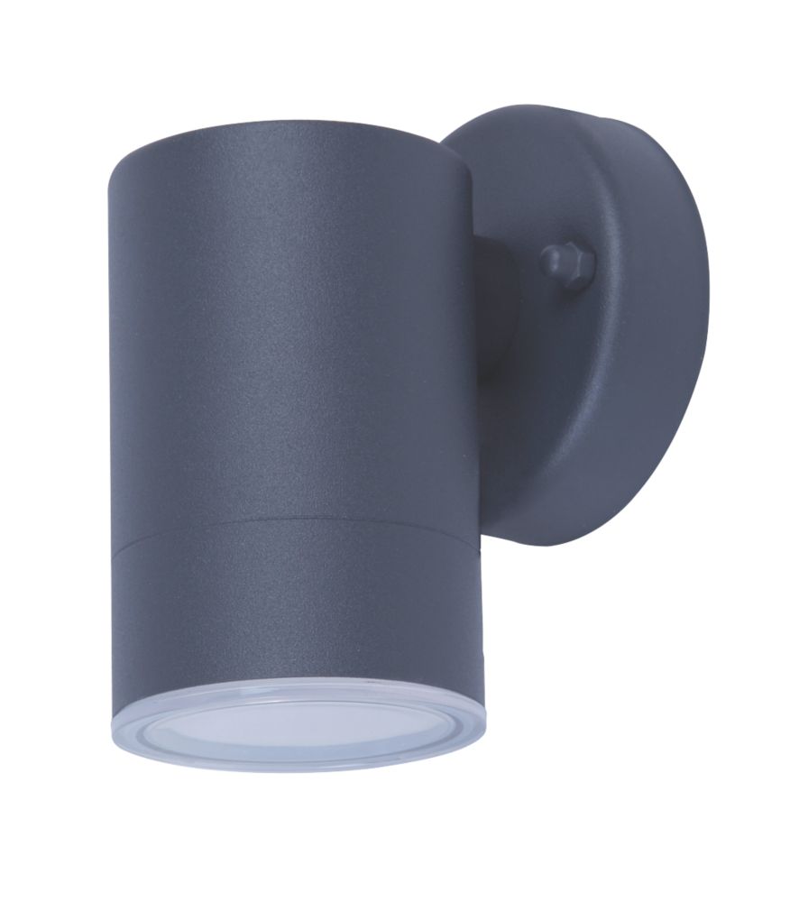Image of LAP Outdoor LED Wall Light Down Projection Charcoal Grey 4.3W 380lm 