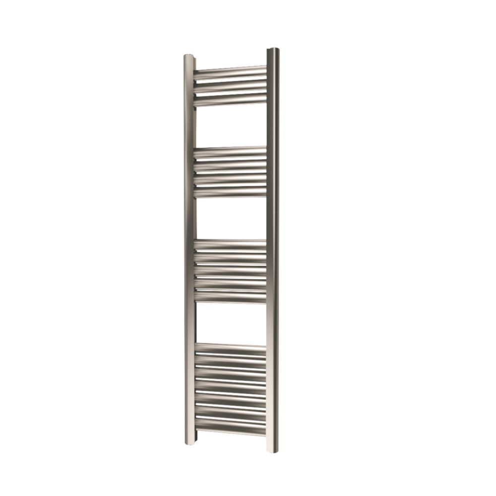 Image of Towelrads Eton Designer Towel Radiator 1200mm x 300mm Grey / Silver 1105BTU 