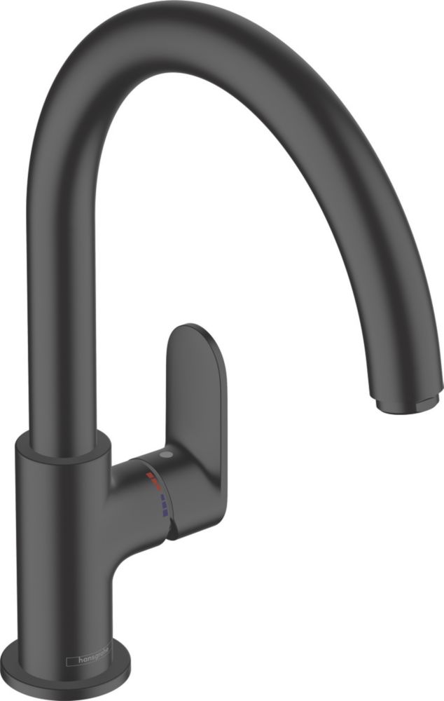 Image of Hansgrohe Vernis Blend Kitchen Tap Matt Black 