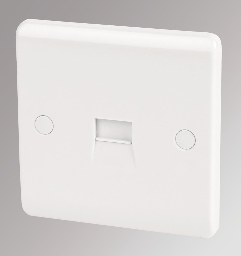 Image of LAP Slave Telephone Socket White 