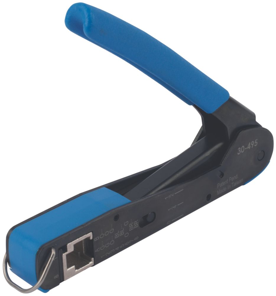Image of Ideal RJ45 FT-45 Feed-Thru Crimp Tool 5 1/2" 