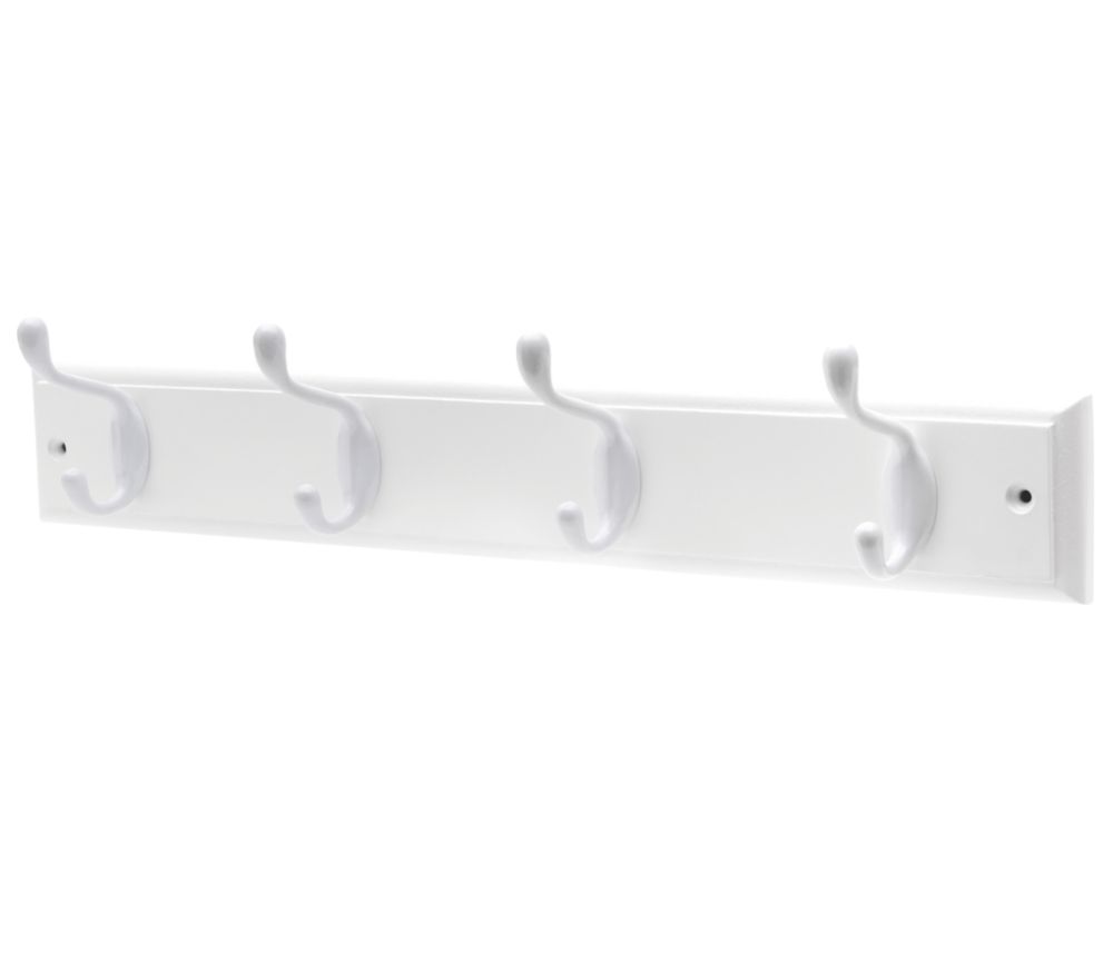 Image of Smith & Locke Hook Rail White 455mm x 90mm 