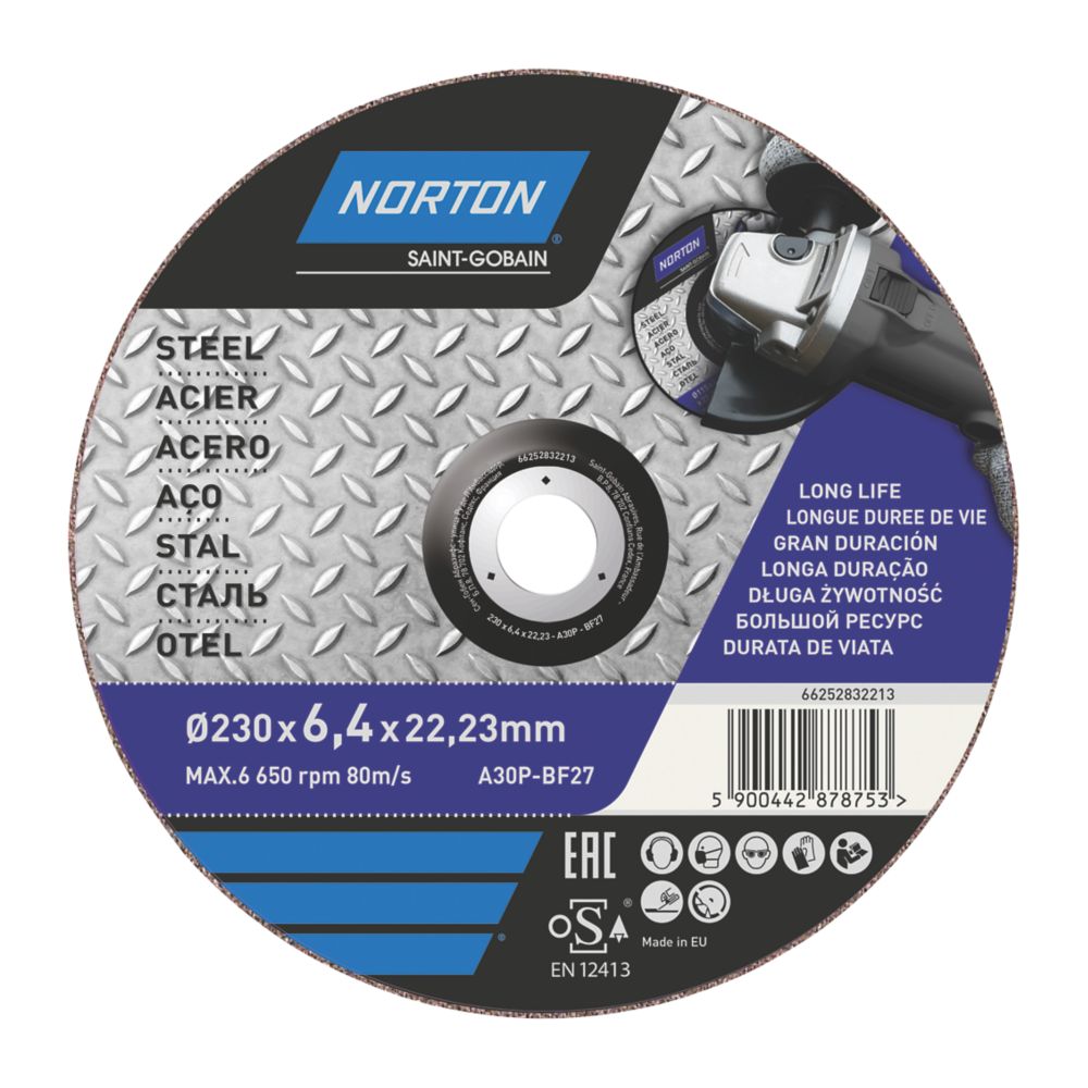 Image of Norton Grinding Disc 9" 