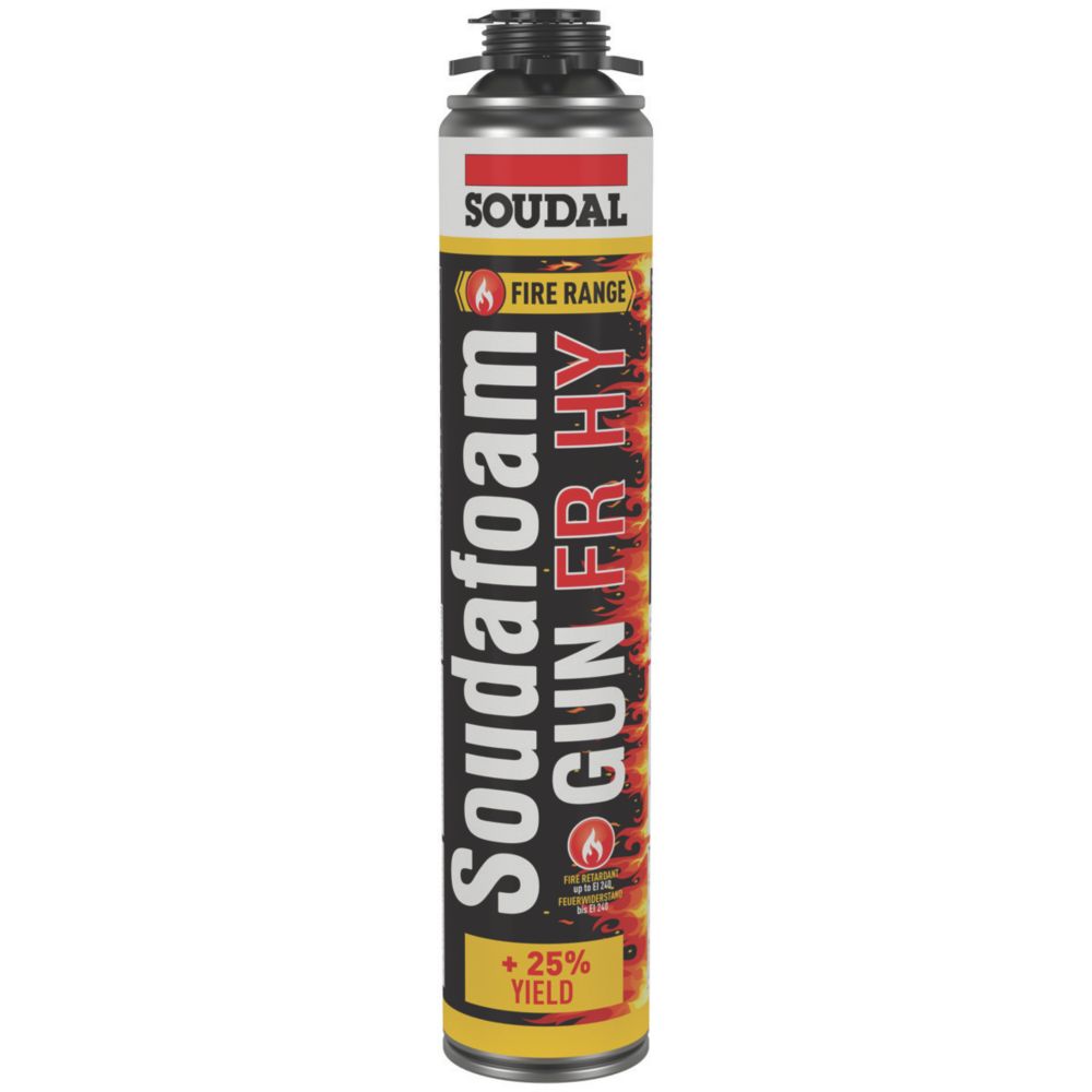Image of Soudal Fire Rated Expanding Foam Filler Gun Grade 750ml 