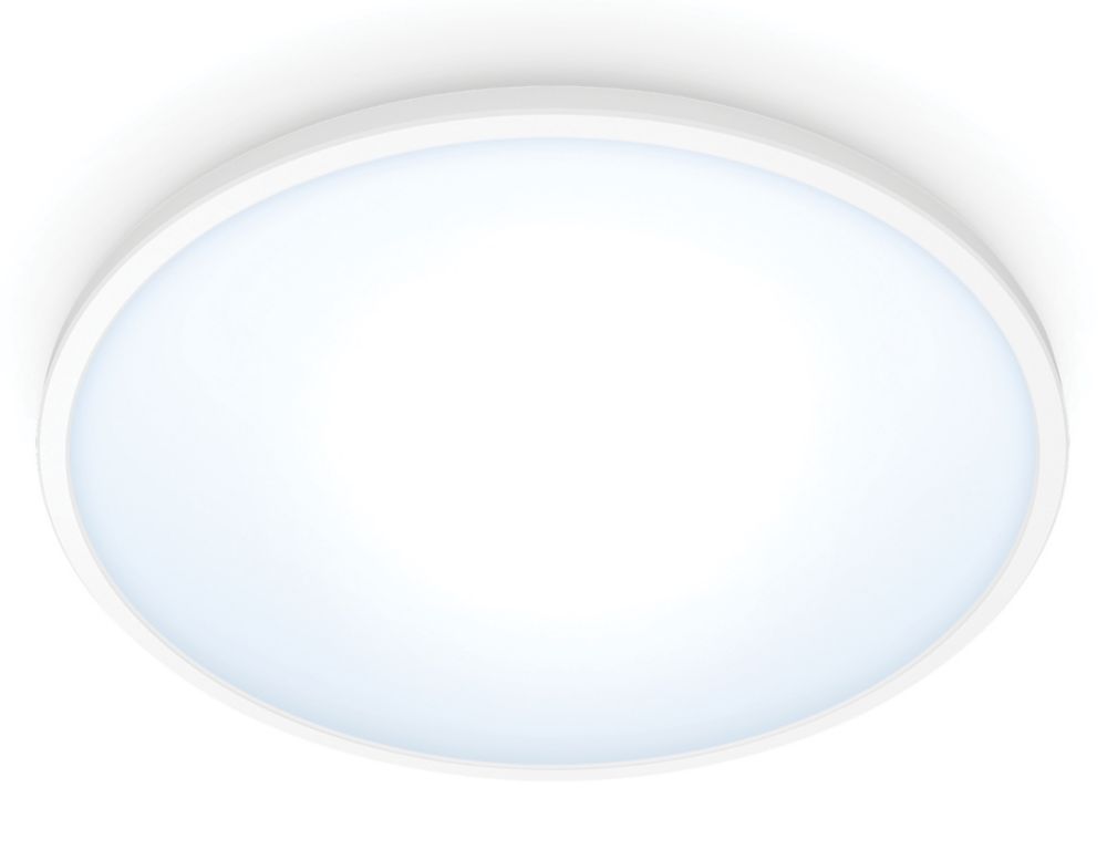 Image of WiZ SuperSlim LED Wi-Fi Ceiling Light White 16W 1500lm 