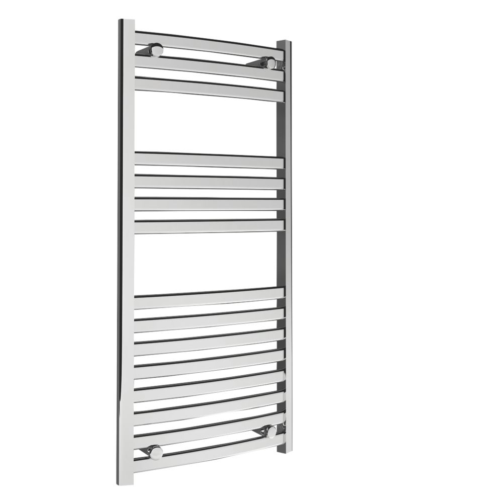 Image of Kudox Verna Designer Towel Radiator 1100mm x 500mm Chrome 1420BTU 