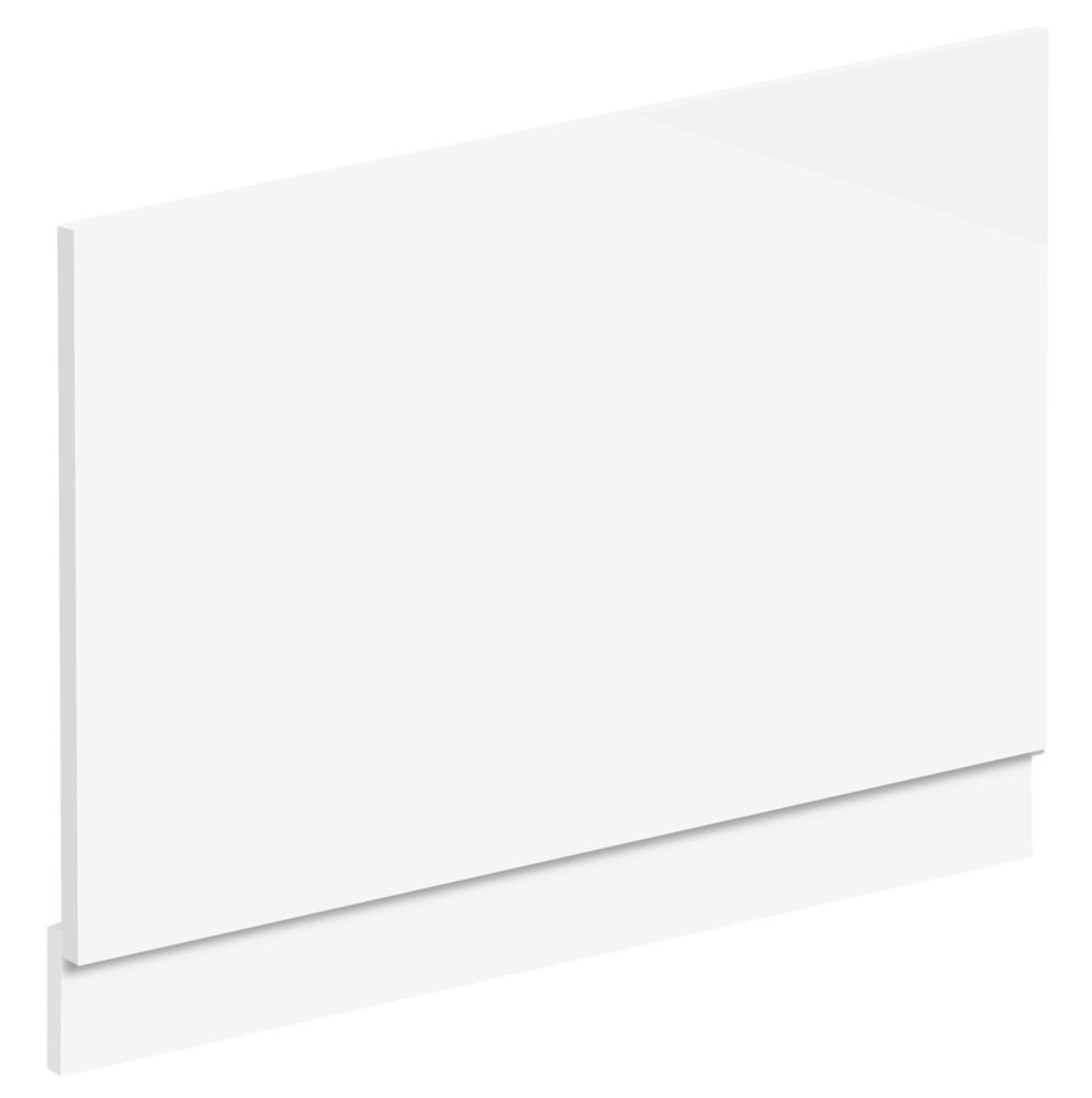 Image of Highlife Bathrooms Adjustable End Bath Panel 700mm Gloss White 