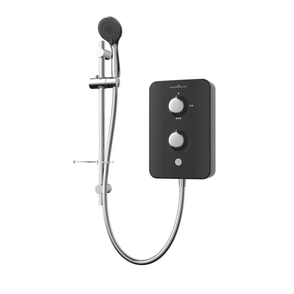 Image of Gainsborough Slim Duo Black 8.5kW Electric Shower 