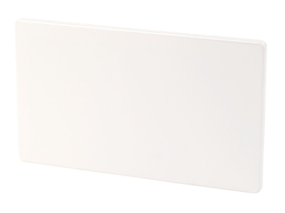 Image of Varilight 2-Gang Blanking Plate Ice White 
