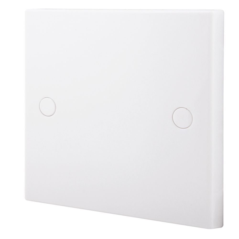 Image of British General 900 Series 1-Gang Blanking Plate White 