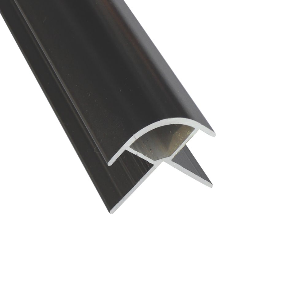 Image of Splashwall External Corner Black 2420mm x 11mm 