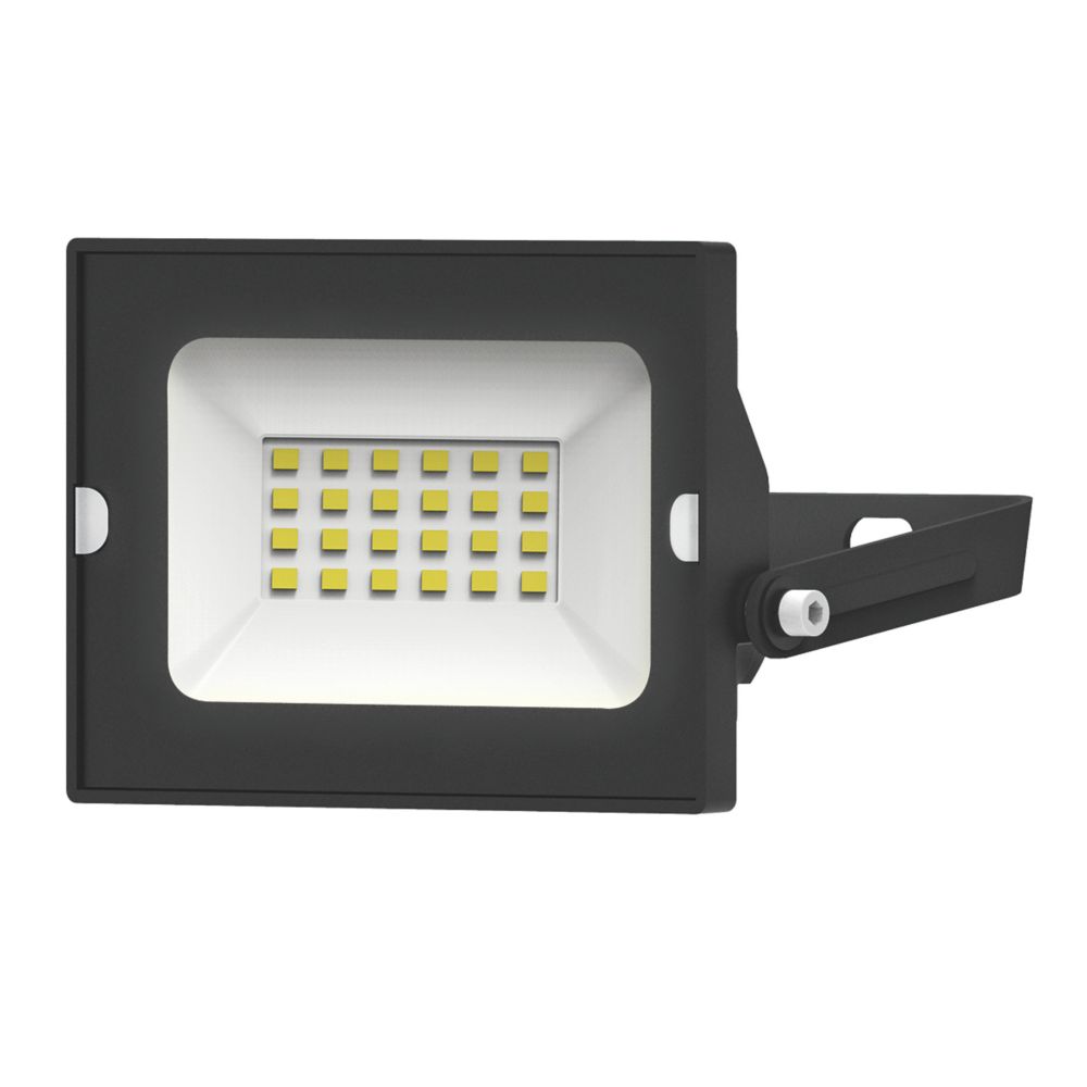 Image of 4lite Outdoor LED Floodlight Black 20W 1700lm 