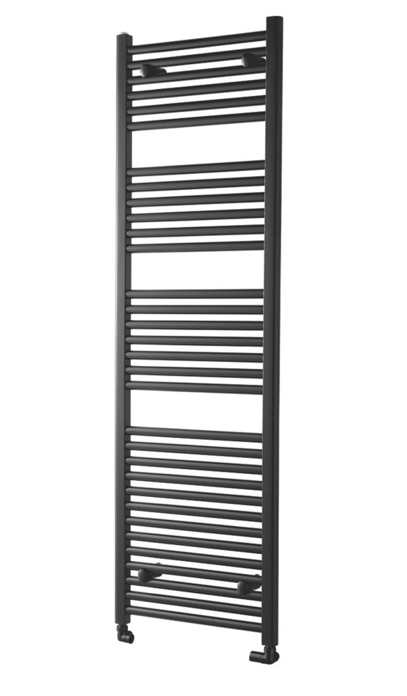 Image of Towelrads Pisa Premium Towel Radiator 1800mm x 400mm Anthracite 2443BTU 