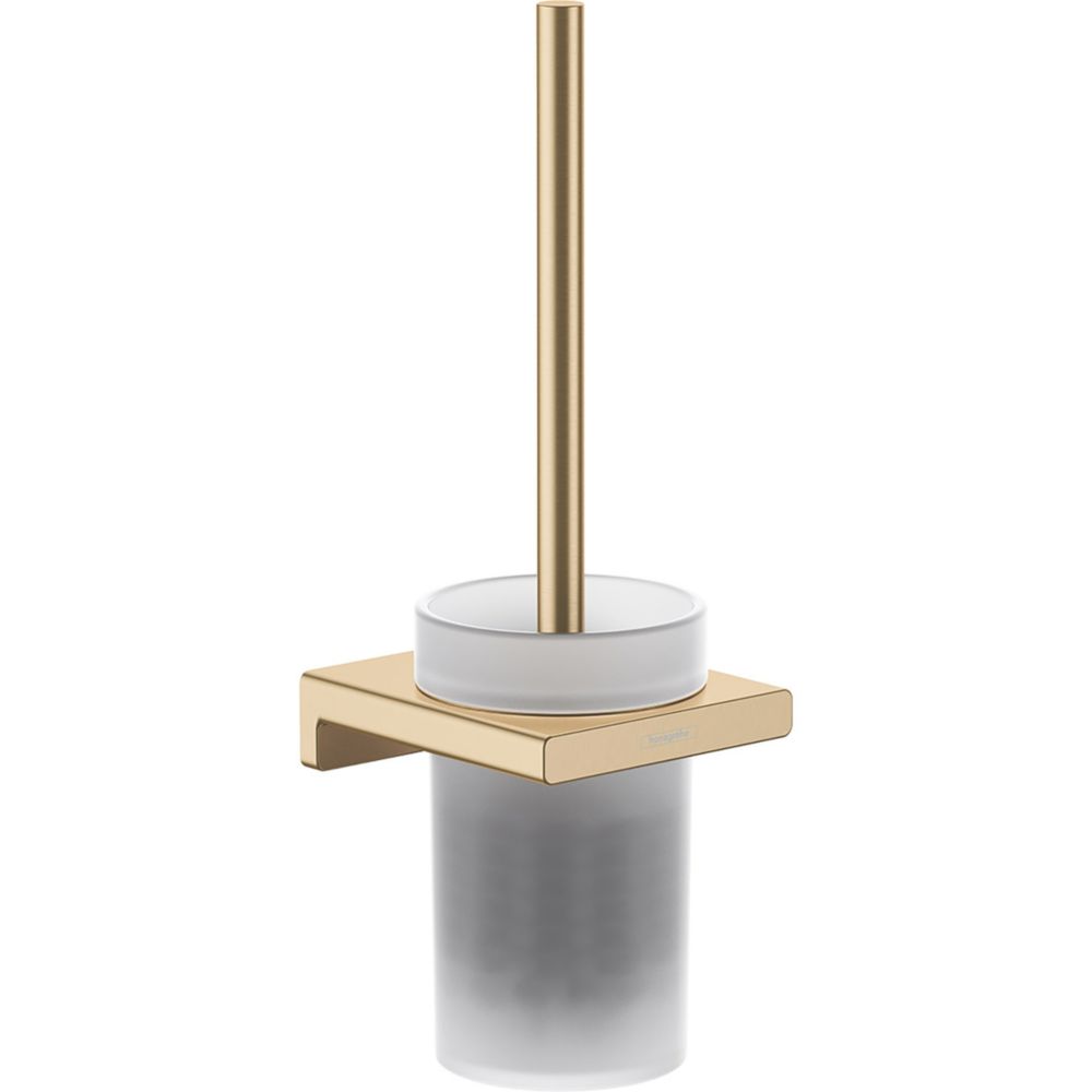 Image of Hansgrohe AddStoris Wall-Mounted Toilet Brush Holder Brushed Bronze 