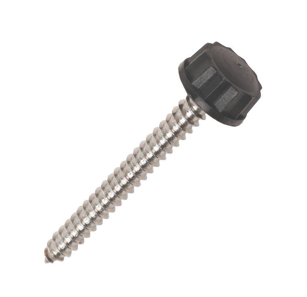 Image of FloPlast Fixings Black 50mm x 2mm 10 Pack 