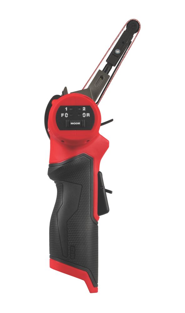 Image of Milwaukee M12 FBFL10-0 FUEL 0.4" 12V Li-Ion RedLithium Brushless Cordless 10mm Band File Belt Sander - Bare 