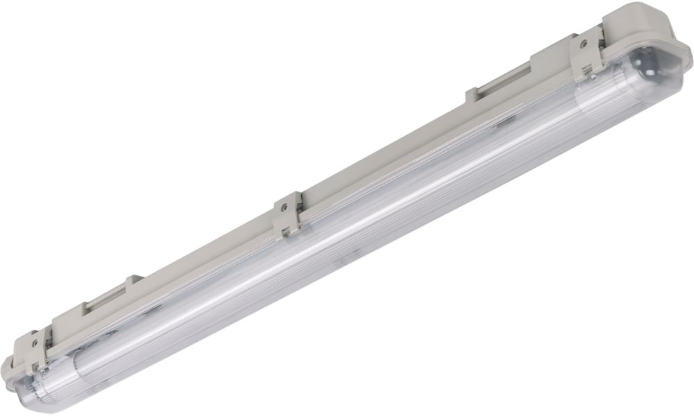 Image of Luceco Eco Climate T8 Single 2ft LED Weatherproof Batten 1 x 9W 800lm 220-240V 