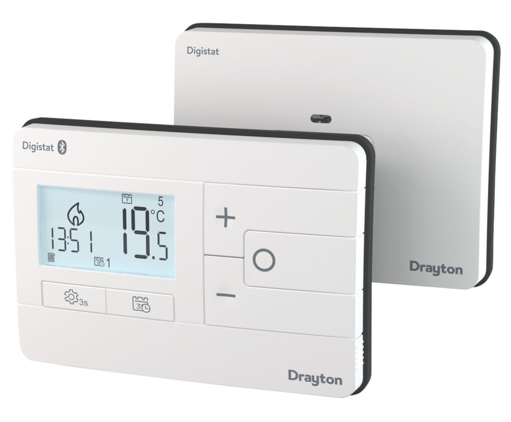 Image of Drayton Digistat 1-Channel Wireless Universal Thermostat with Optional App Control 
